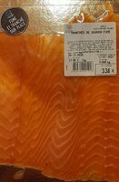 Tranches de saumon fumé