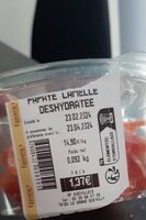 Papaye lamelles déshydratée