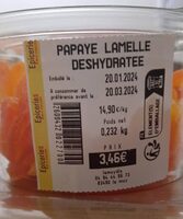 Papaye déshydratée