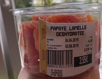Papaye deshydratée
