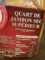 Quart de jambon sec supérieur