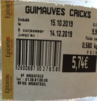 Guimauves cricks