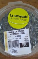 Graines de courges décortiquées crues