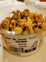 Noix de cajou thym et romarin