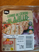 Lomo de cerdo al ajillo