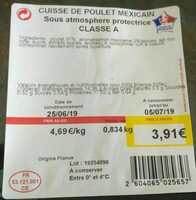 Cuisse de poulet mexicain