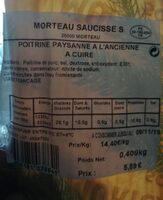 Morteau saucisse