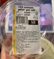 Coca confiserie gélifié gout cola