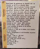 Guimauves lait/blanc/noir