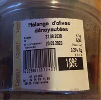 Melange d’olives denoyautees