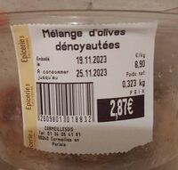 Mélange d'olive dénoyautées