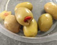 Olives Vertes Pasteurisées Farcies aux Poivrons