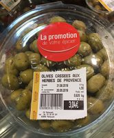 Olives cassees aux herbes de provence