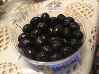 Olives noires entières à la grecque