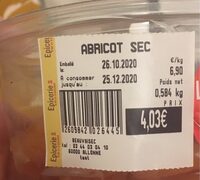 Abricots sec