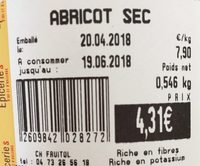 Abricot sec