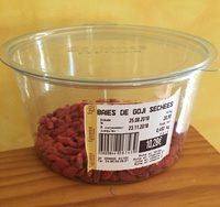 Baies de goji sechees