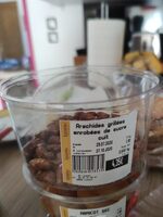 Arachides grillées enrobées de sucre cuit
