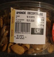 Amandes décortiquées