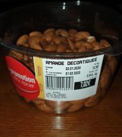 Amandes décortiquées