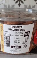 Amandes decortiquees