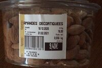 Amandes decortiquees