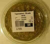 Tapenade Olivade Verte