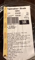 Tapenadine olivade noire