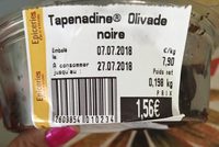 Tapenade olive noire