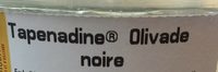 Tapenadine olivade noire