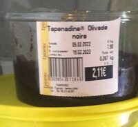 Tapenadine oliviade noire
