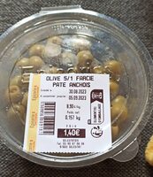 Olive 5/1 farcie pâte anchois