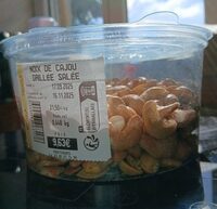 Noix de cajou grillées a l'huile et salees