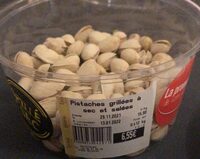 Pistache grillees a sec et salees