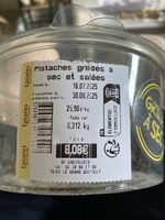 Pisraches grillées à sec et salées