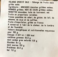Melange aperitif salé
