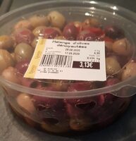 Mélange d'olives dénoyautées