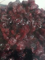 Cranberries séchées en moitiés