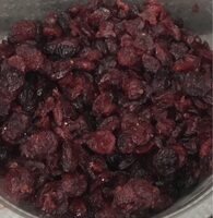 Cranberries sechées en moitiés