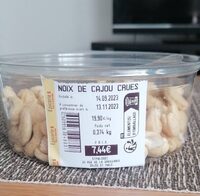 Noix de cajou crues