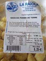 Gnocchi pomme de terre