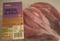 Chuleta al ajillo