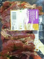 Chuletilla de pavo adobada al ajillo