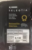 Solomillo iberico de cerdo