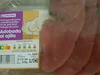 Pechuga de pavo adobada al ajillo