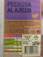Pechuga al ajillo