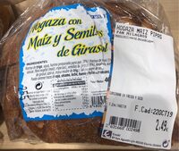 Hogaza con maíz y semillas de girasol