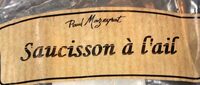 Saucisson à l’ail