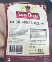 Salchicha blanca