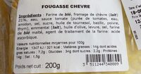 Fougasse chevre